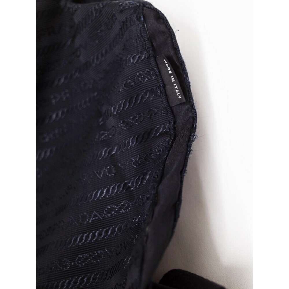 Prada messenger saffiano leather Tessuto bag Black Crossbody - Picture 5 of 9